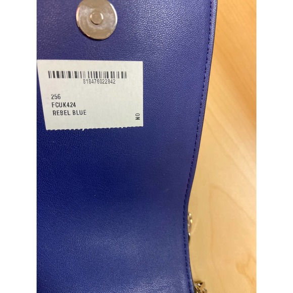 FRENCH CONNECTION Suede Leather Crossbody w/ Chain - Picture 5 of 5